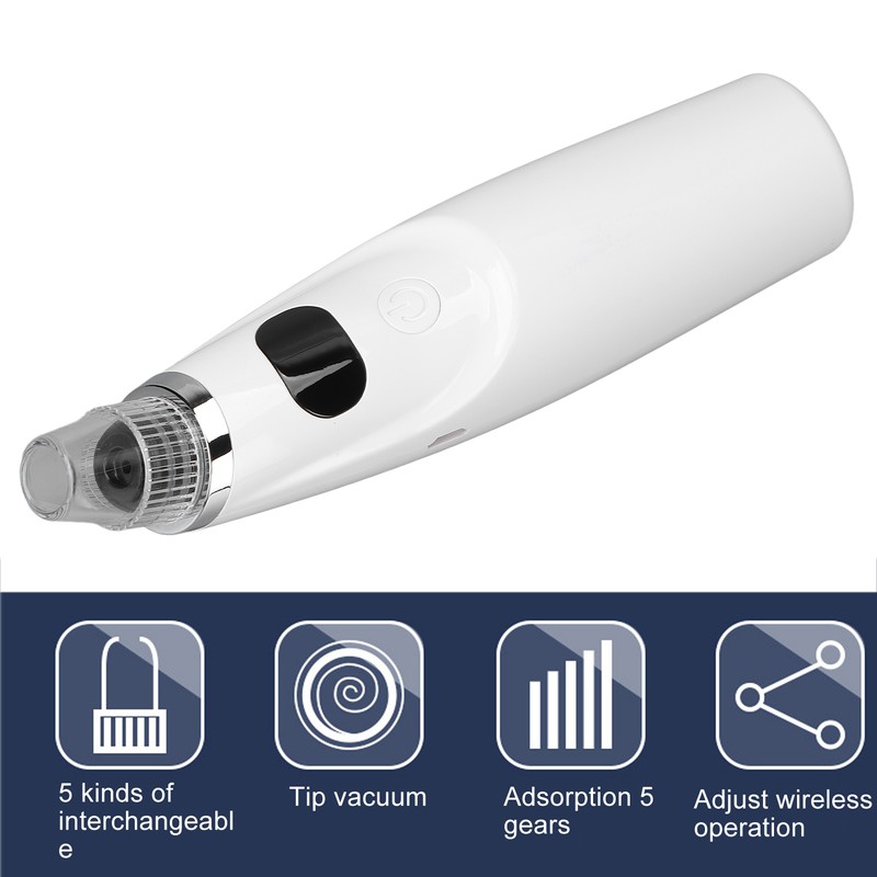 Blackhead Removal Vacuum Pore Cleaner Electric Face Nose Acne Whitehead
