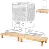 SZEE 2Pcs Cat Food Stand for Dual-head Automatic Feeder &