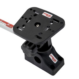 Extreme Max 3006.8649 Portable Rod Holder Mount Adjustable Fish Finder Bracket with Transducer Mount