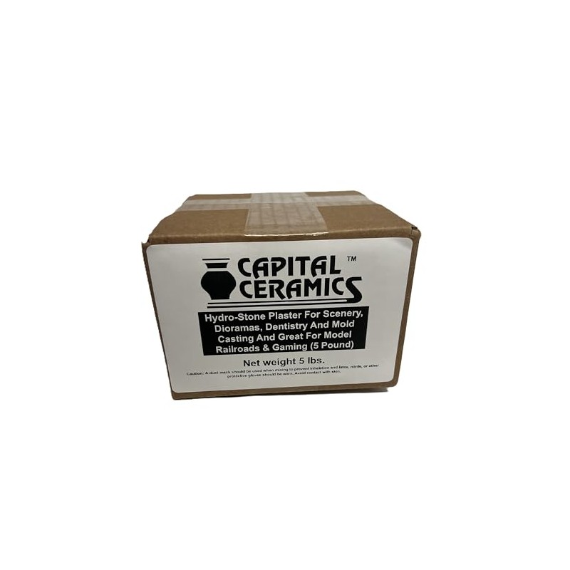 Hydrostone Plaster for Scenery, Dioramas, Dentistry and Mold Casting and