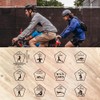 UNICRAFTALE Exercise Decision Dices Fitness Dice Wooden Decision Sieve With
