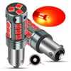 2pcs AC/DC 9-36V H21W LED Bulbs Red,Error Free BAY9S 64136