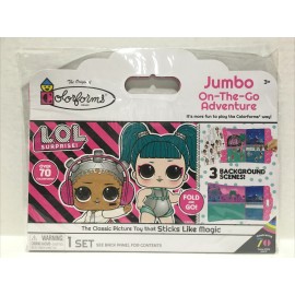 Colorforms 2021 Colorforms LOL SURPRISE! Jumbo On-the-Go Adventure Age 3+ NEW