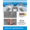 OCEANBROAD Brushed Boat Flooring 96''x16'' Self-Adhesive EVA Foam Sheet Non-Slip