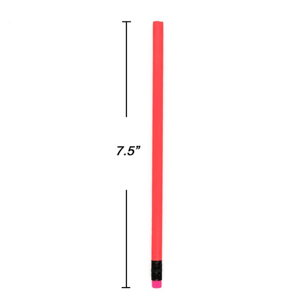 Emraw Colorful Round No 2 HB Fluorescent Colored Wood Cased