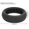 ExplosionProof Solid Tyre Rubber Tire Hollow Out Damping for 6.5inch