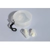 SpentShells® Filtered Ear Plugs White/Clear Ear Plugs Reusable Soft Silicone