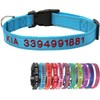 Collar de Perro Nylon Reflectante con Nombre Personalizado Collar Perro