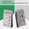 50Pcs Solar Panel Cable Clip for Electrical Cord Management Photovoltaic