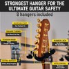 DLDIRECT Black Wall Hanger for Guitars and Ukuleles - Multiple