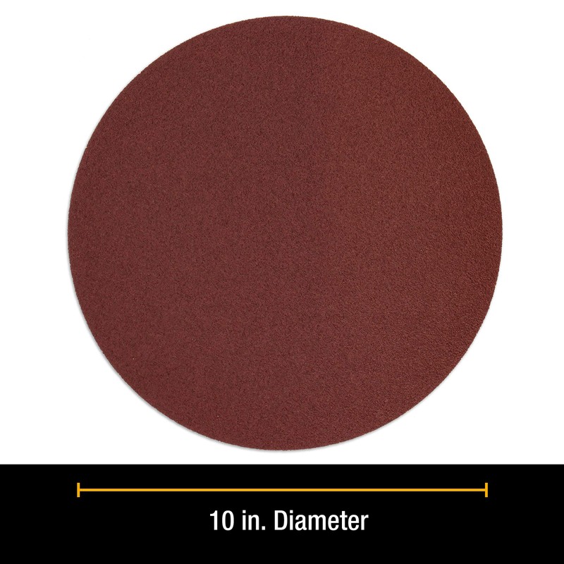 Dura-Gold Premium 10" Sanding Discs - 80 Grit (Box of