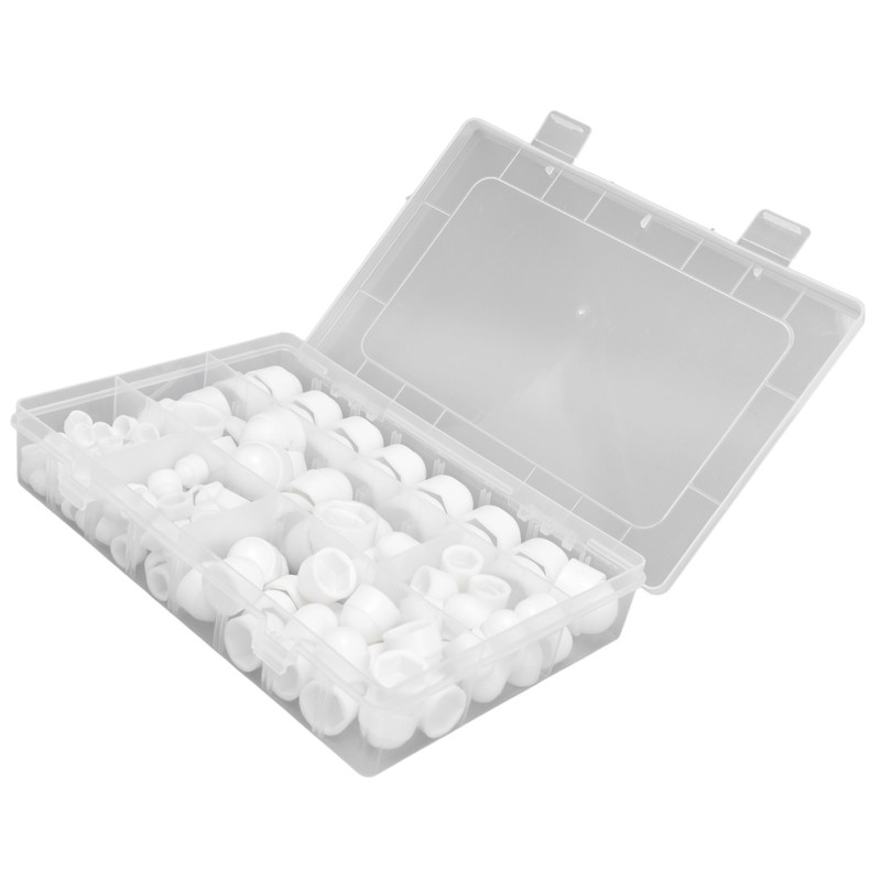 160Pcs Hex Nut Cover Bolt Screw Caps Assortment Kit M4
