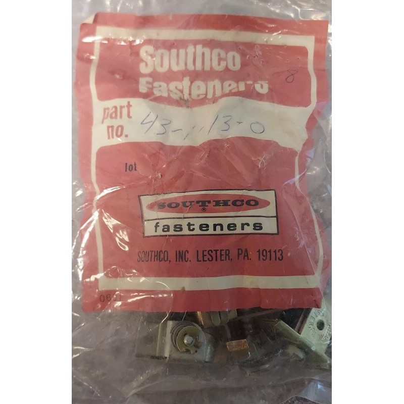 Southco '1 PIECE' - PN# 43-1-13-0 - SOUTHCO FASTENERS -