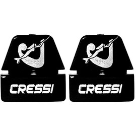 Cressi Onda/Ondina/Perla/Perla Jr/Sirena/Sirenetta/Piumetta Buckles Mask - Transparent, Black