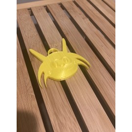 Unbranded 3D Printed Sonichu Inspired Pendant, Chris Chan, Unpainted
