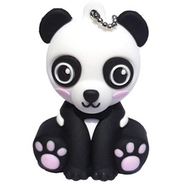 Ulticool - Panda 8GB USB Flash Drive - Practical and Stylish Design for Women, Girlfriend, Teen Girls or Panda Lovers - Black/White/Pink