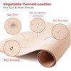 ELW Import Tooling Leather - Cinturón natural de cuero curtido
