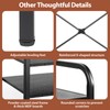 3-Tier Printer and Shredder Stand with Pull Out Shelf, 20"