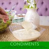 PLASTICPRO Disposable Square Serving Bowls, Party Snack or Salad Bowl,