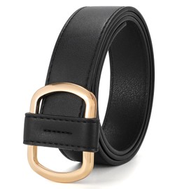 XZQTIVE Belts for Women Adjustable Ladies Belt Retro Women Leather Belt for Jeans Pants Dresses Thin Waist Belt Waist Strap Waistban