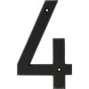 Hillman 844634, 6-Inch Bronze House Number 4, Old World