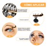 Extensiones De Pestañas Individuales Clásicas Bqlash Diy 280pcs B&q 30d+50d