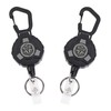 Chambom 2-Pack Retractable Keychain - Heavy Duty Badge Holder, Retractable