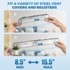 9”-15.5” Adjustable Magnetic Air Deflector with Unique Surface for Sidewall,