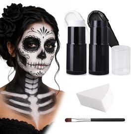 Pintura Facial en Barra Lavable, para Halloween y Día de Muertos