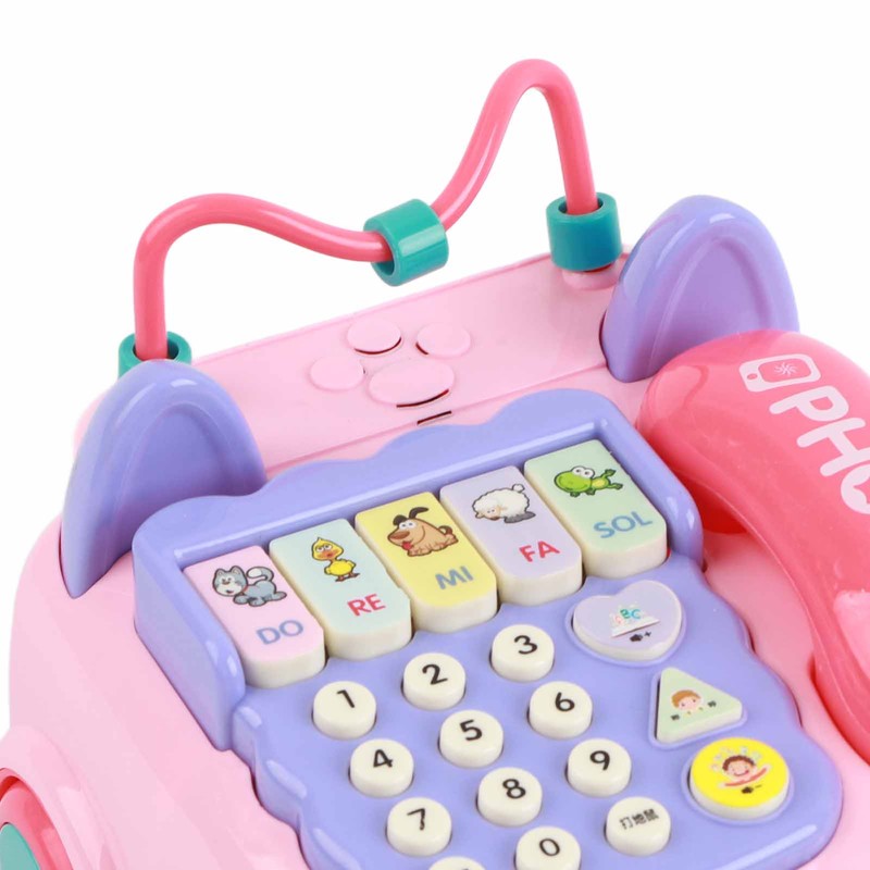 Toy Telephone Ordinary Battery Medium Telephone Simulation Educational Baby Telephone