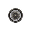 Richelieu Crystal Cabinet Knob, 1-5/16 Inch, Montreuil Collection, BP16063244BB, Burnished