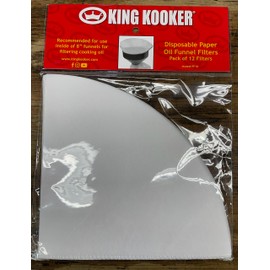 King Kooker PF10 Disposable Paper Oil Funnel Filter