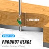 MEIGGTOOL 1/4-Inch Diameter Spiral Flush Trim Router Bits, Down-Cut Flush