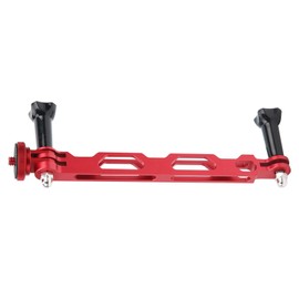 Extension Arm Aluminum Alloy Pole Mount Helmet Stick Extension Arm Mount for ONEX / X2 Camera Accessories (Red)