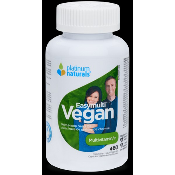 Platinum Naturals Easymulti Vegan 60 Veg Liquid Capsules