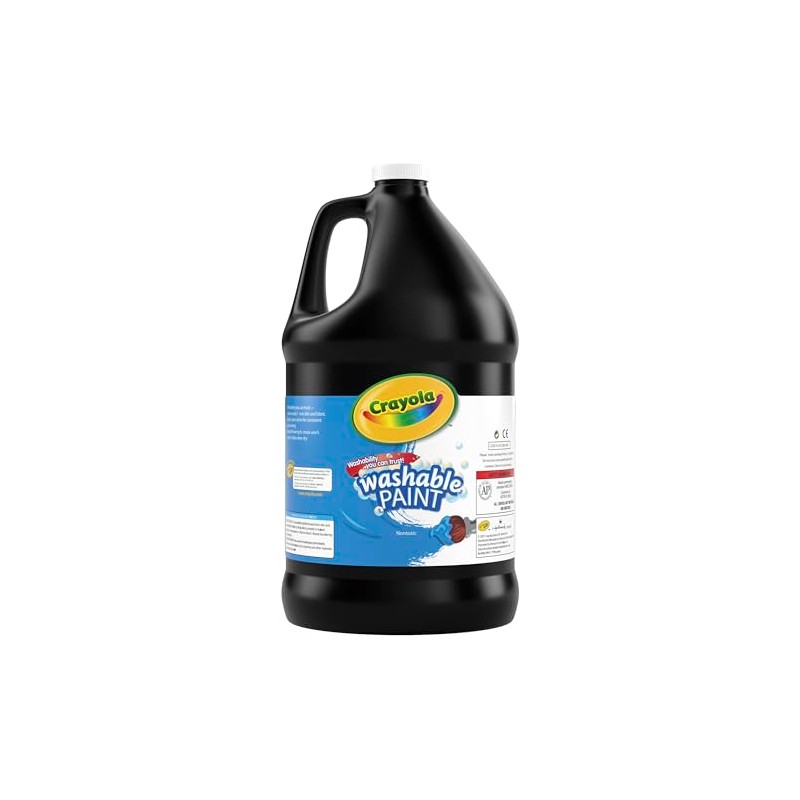 Crayola Pintura lavable número 54-2128-053, GL, Negro