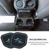 LAIKOU 4PCs Anti dust Mat Inserts Coaster fit for Jeep