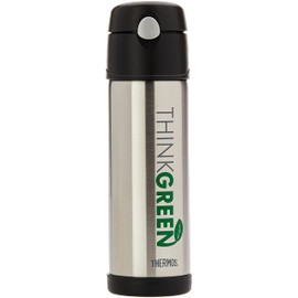 Thermos Stainless Steel Vacuum Insulated Hydration Bottle, 530ml, Think Green, HS4010TGAUS