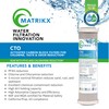 Matrikx 10 inch CTO Carbon Block Filter now with Chloramine