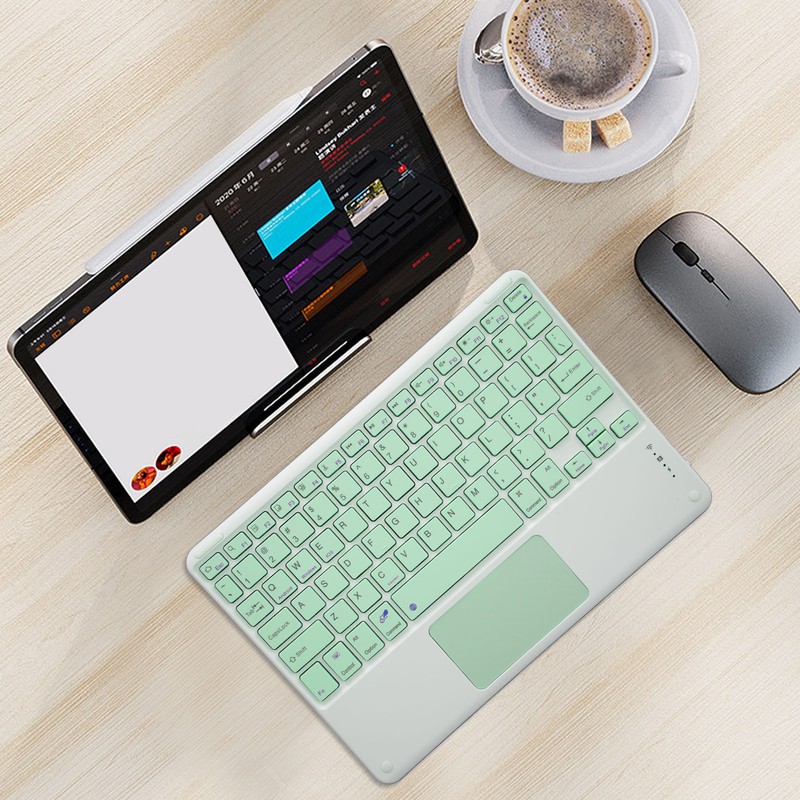 Bluetooth Keyboard with Touchpad 78 Keys Ultra Slim Silent Portable