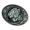 CTM Hebilla De Cinturón Western Vaquero Flor Rosa Para Unisex
