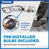 Vizotae Headlights W/Bulbs for 1998-2002 Mercury Grand Marquis