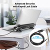 AboveTEK MacBook & Surface Laptop Locking Station with Combo Lock