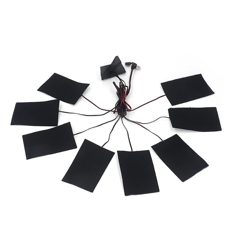8 in 1 Electric Heating Pads 3 Gears Waterproof Carbon