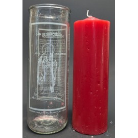 San Deshacedor *Pullout!* Red Pillar Candle