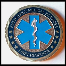 EMS Emergency Medical Service First Response Challenge Art Coin