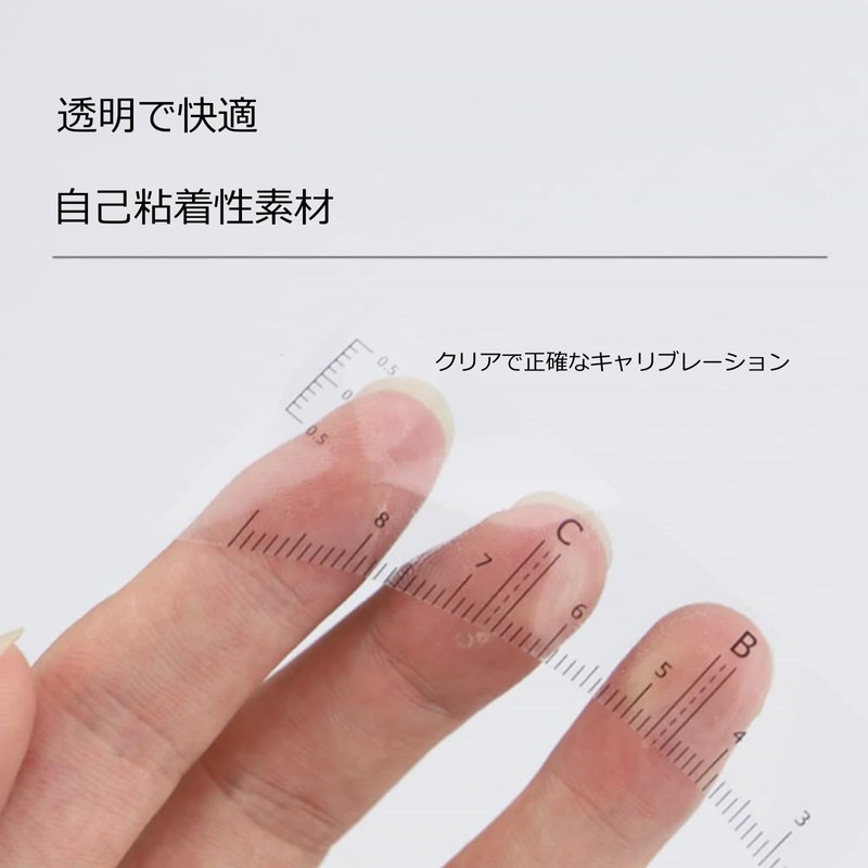 Angzhili 50 Pcs Eyebrow Ruler Stickers, Disposable Eyebrow Shaping Stencil,