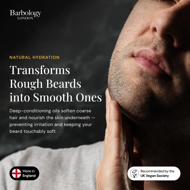 Barbology LONDON Beard and Face Oil Vegan Multi-Purpose Beard Oil