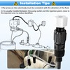 3/8 Inch UCINJ38 Injection Check Valve Replacement for Stenner Pumps