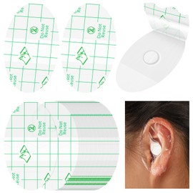 Kingdder 60 Pcs Baby Ear Covers for Bath Waterproof Ear Protection Plugs for Swimming Kids Newborn Shower Surfing Snorkeling and Other Water Sports(White)